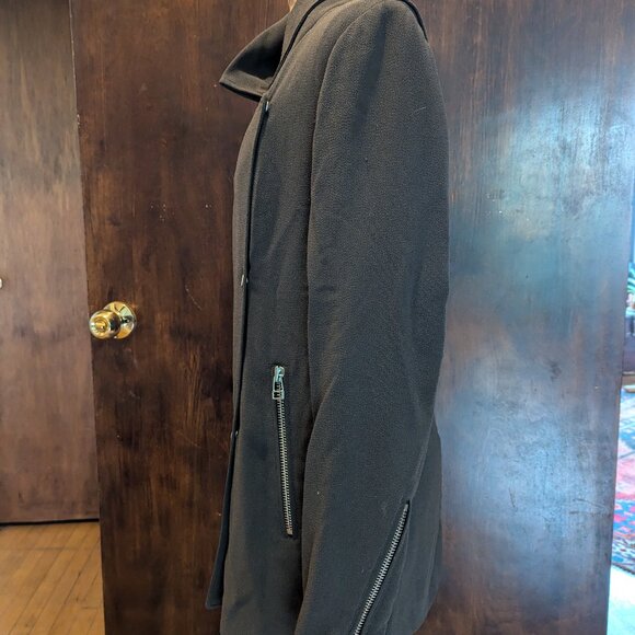 Wilfred Aritzia Mayet Blazer Moto Jacket Olive Drab size Small - Picture 6 of 15